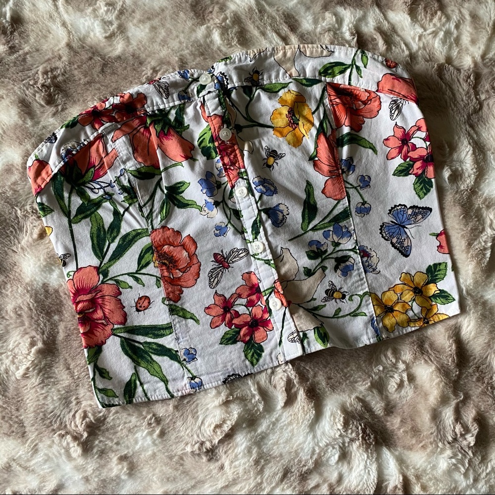 Hollister Floral Crop Top
